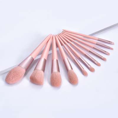 11 PCS Makeup Brushes Set Makeup Eye Shadow Foundation Powder Eyeliner Eyelash Lip Make Up Brush Cosmetic Beauty Tool Kit